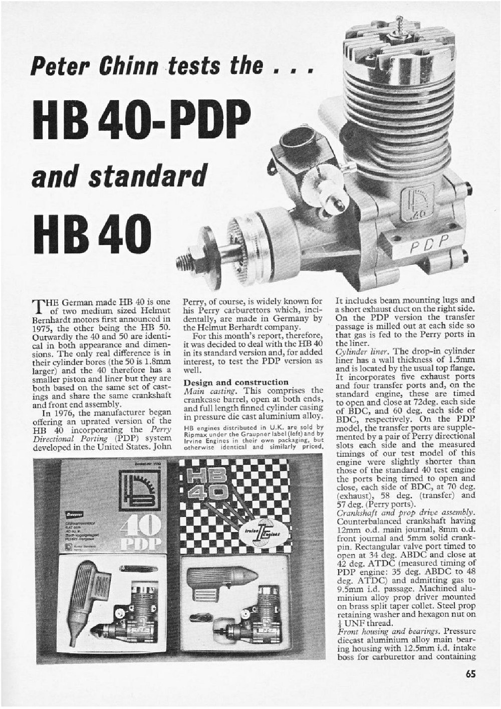 HB 40 & 40PDP HB 40 & 40PDP